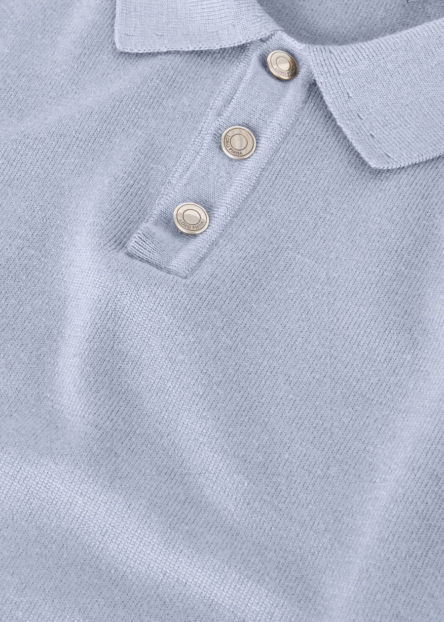 Polo infantil Wonderland Wish® de lana color azul rocío