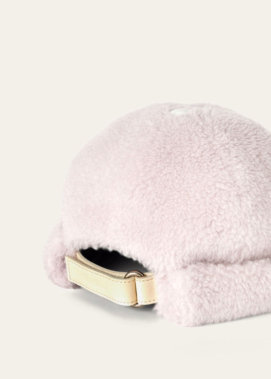 Gorro de seda cachemir rosa turmalina