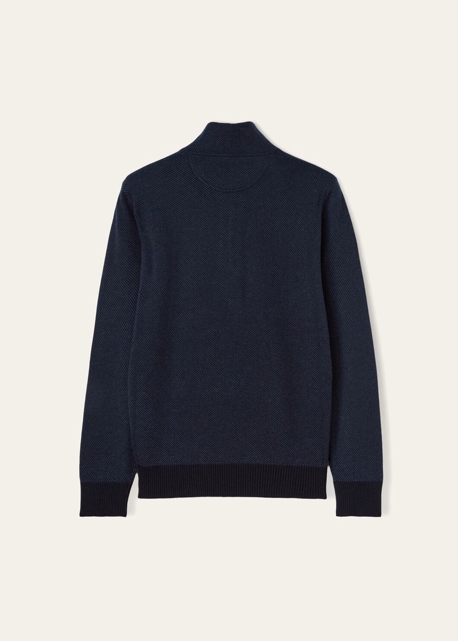 Jersey de cachemir Roadster Mezzocollo azul marino/azul noche Reserve