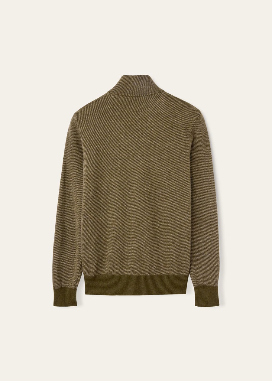 Jersey Roadster Mezzocollo Cashmere Cypres Melange/Croissant Melange