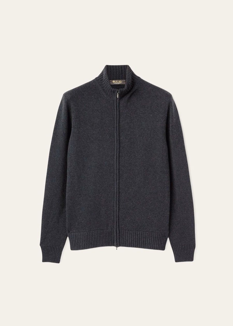 Chaqueta bomber Parksville Baby Cashmere negra/gris jaspeada