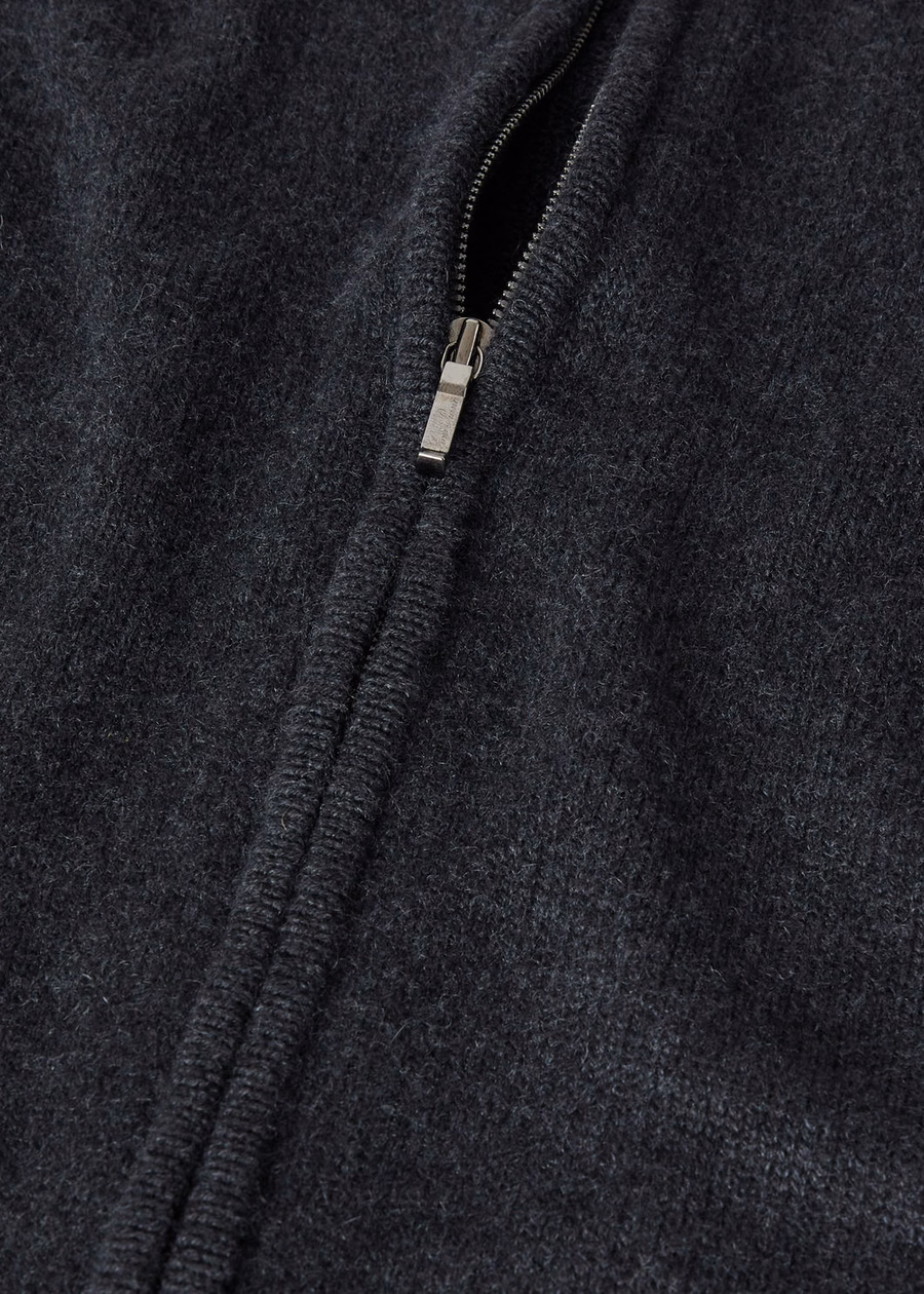 Chaqueta bomber Parksville Baby Cashmere negra/gris jaspeada