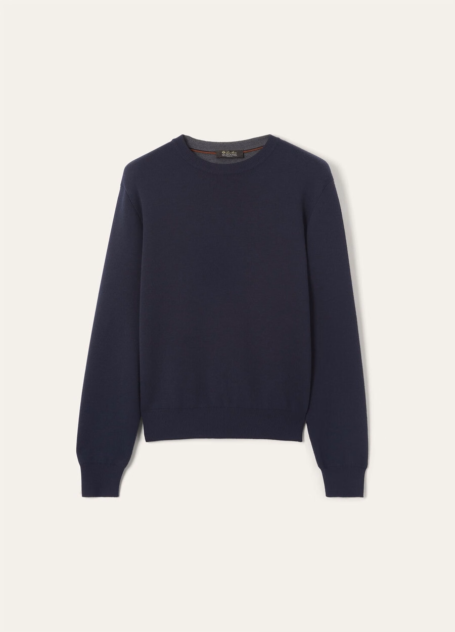 Sudadera con cuello redondo The Gift of Kings® Azul marino/Gris jaspeado