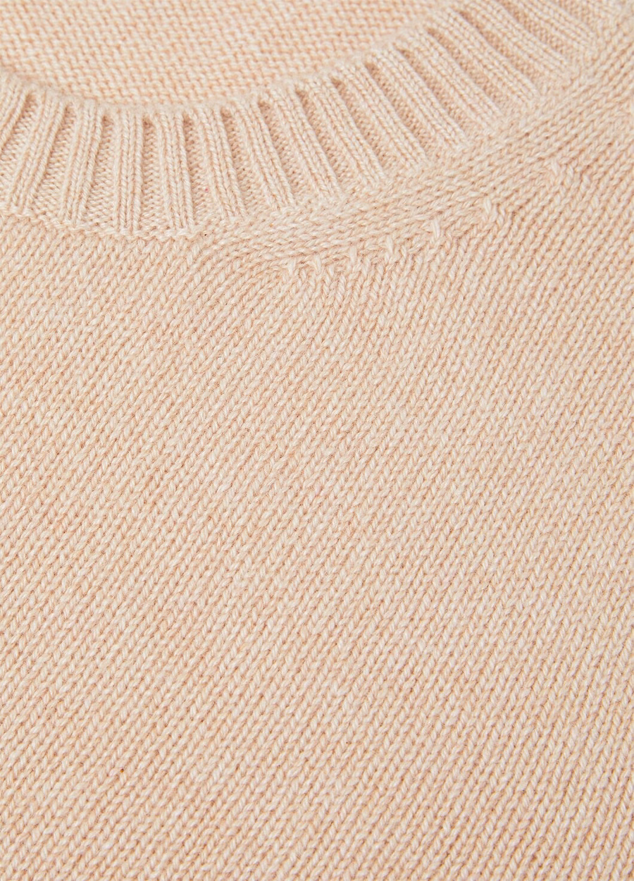 Jersey de cuello redondo Parksville Baby Cashmere color beige melange