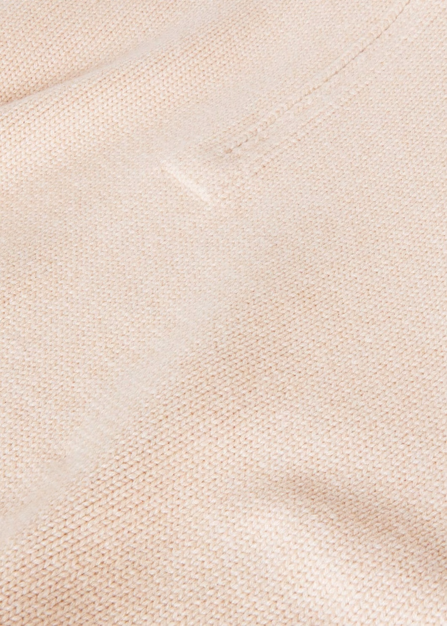 Jersey de cachemir para bebé Parksville, color beige rosado jaspeado.