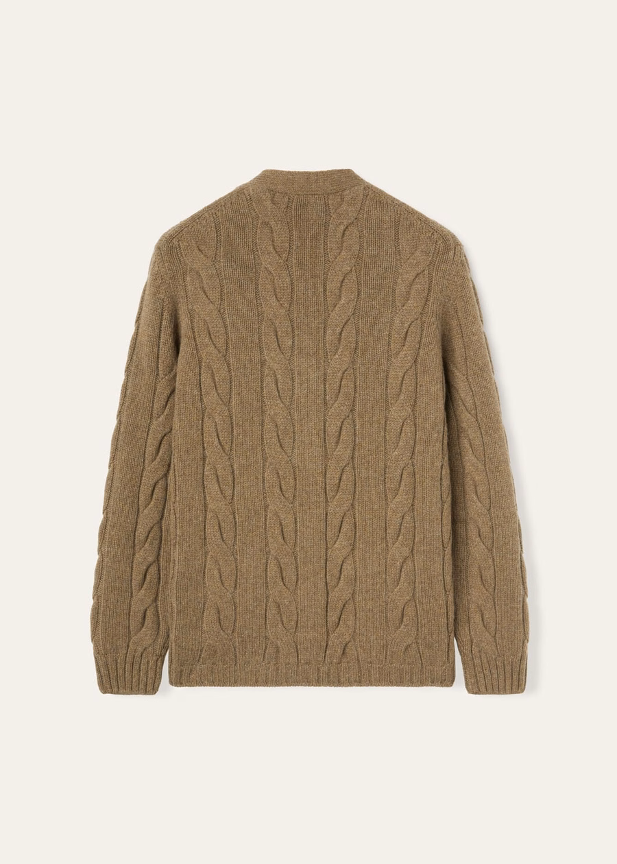 Cárdigan Napier Baby Cashmere Coarsehair® Tundra Melange