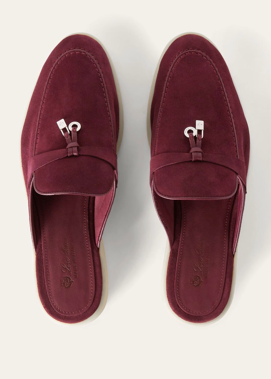 Mocasín Charms Walk Babouche Ante Piel De Cabra Aguaje