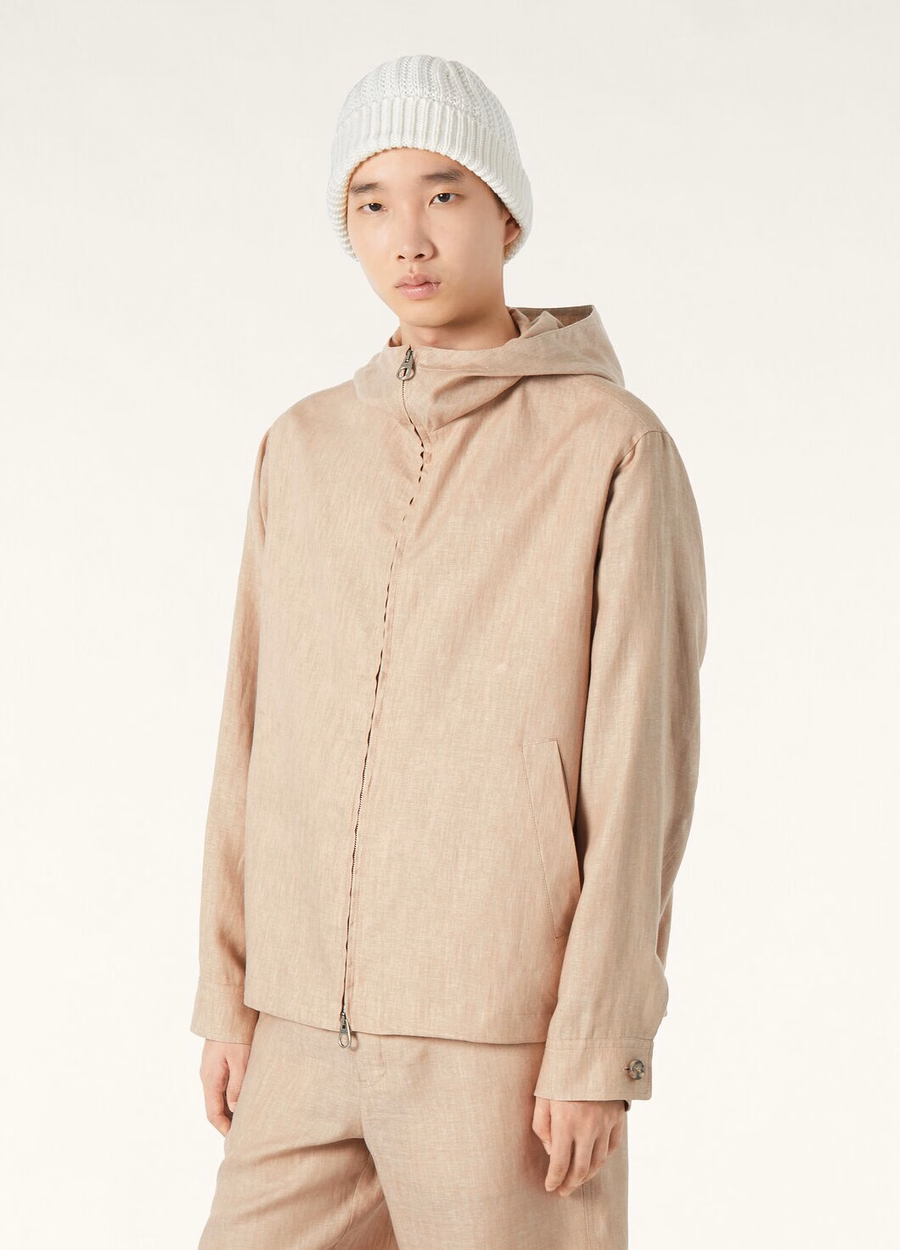 Cazadora Dennis Lino Grano Beige