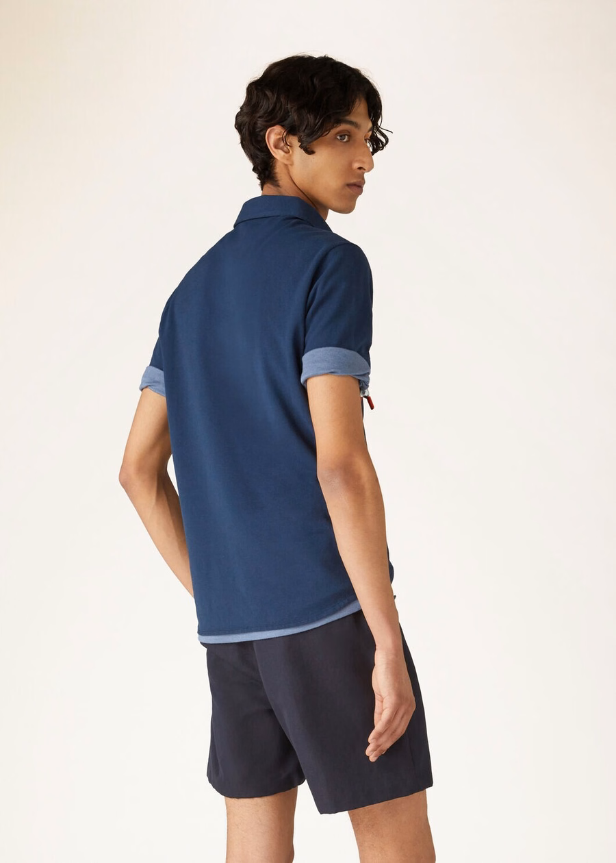 Polo de algodón teñido Eclipse