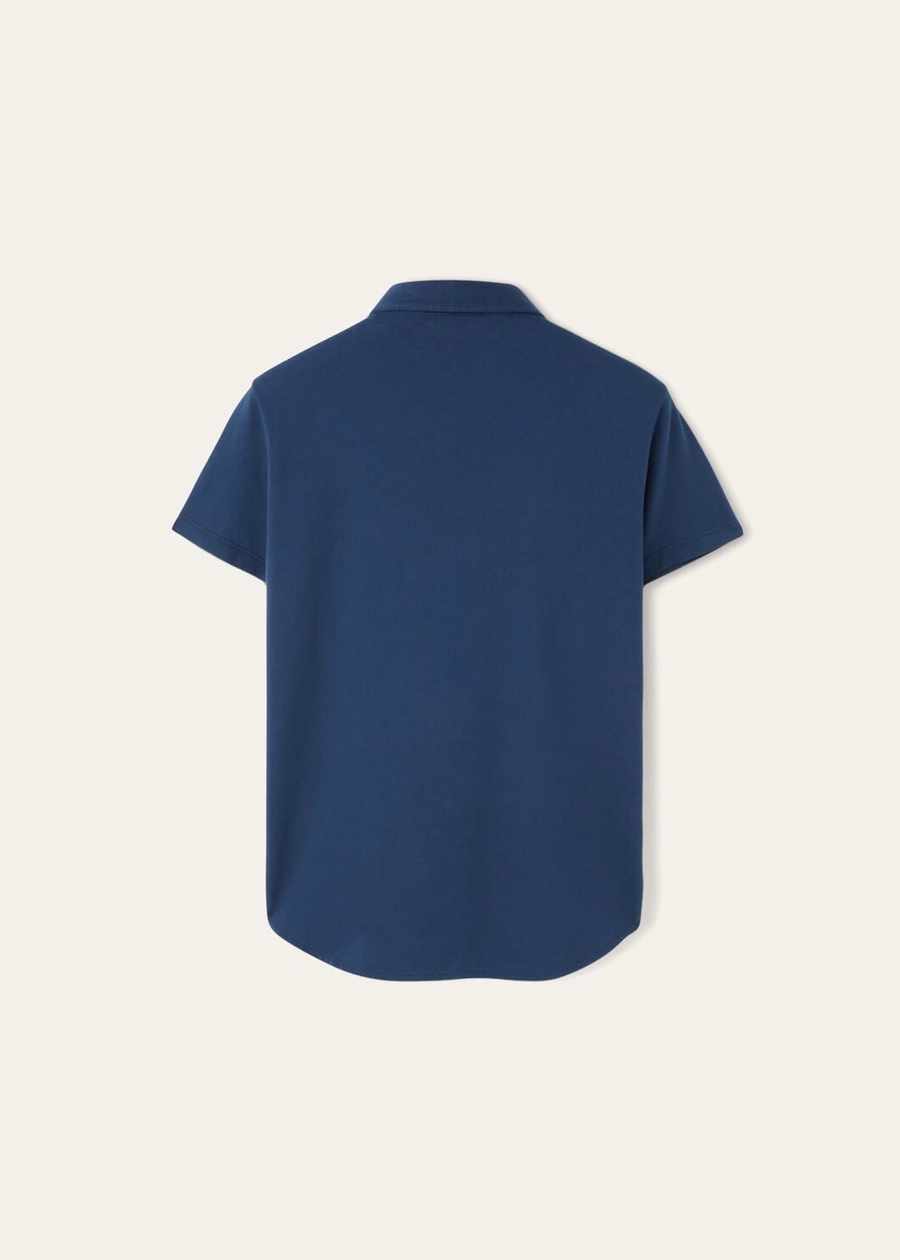 Polo de algodón teñido Eclipse