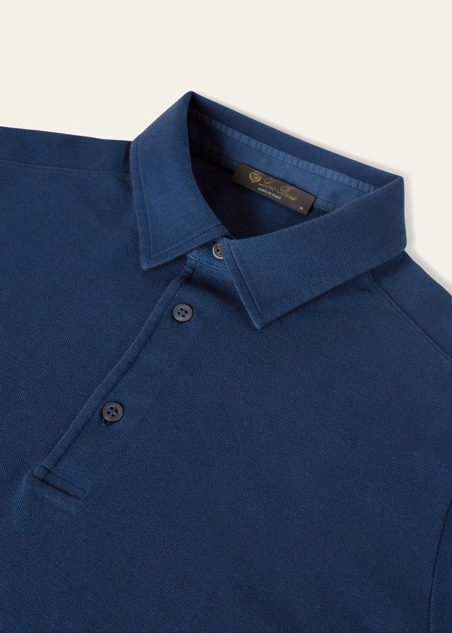 Polo de algodón teñido Eclipse