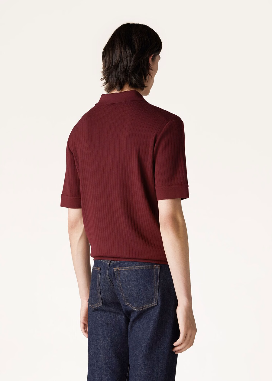 Camisa polo Saikai The Gift of Kings® con tinta roja