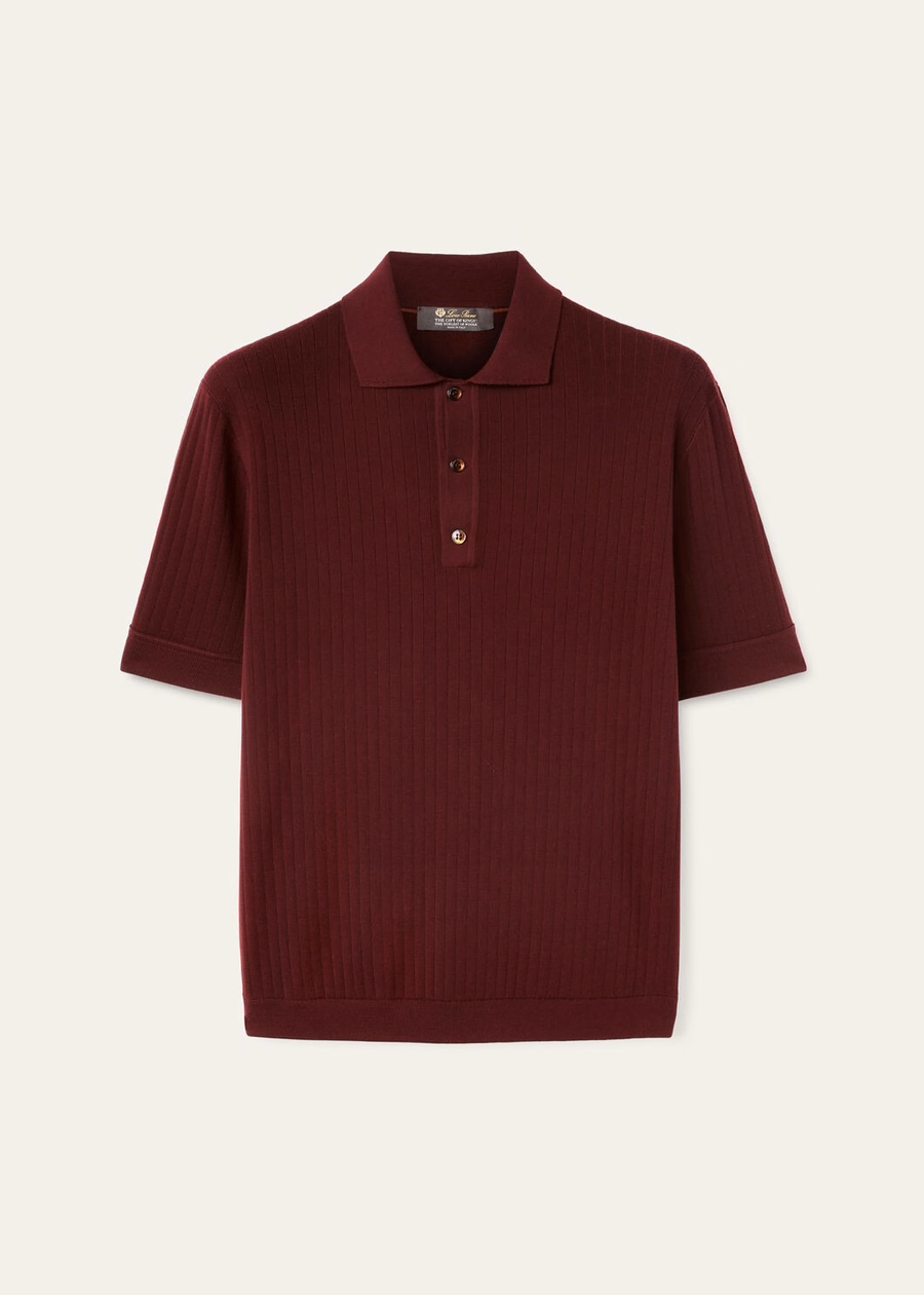 Camisa polo Saikai The Gift of Kings® con tinta roja