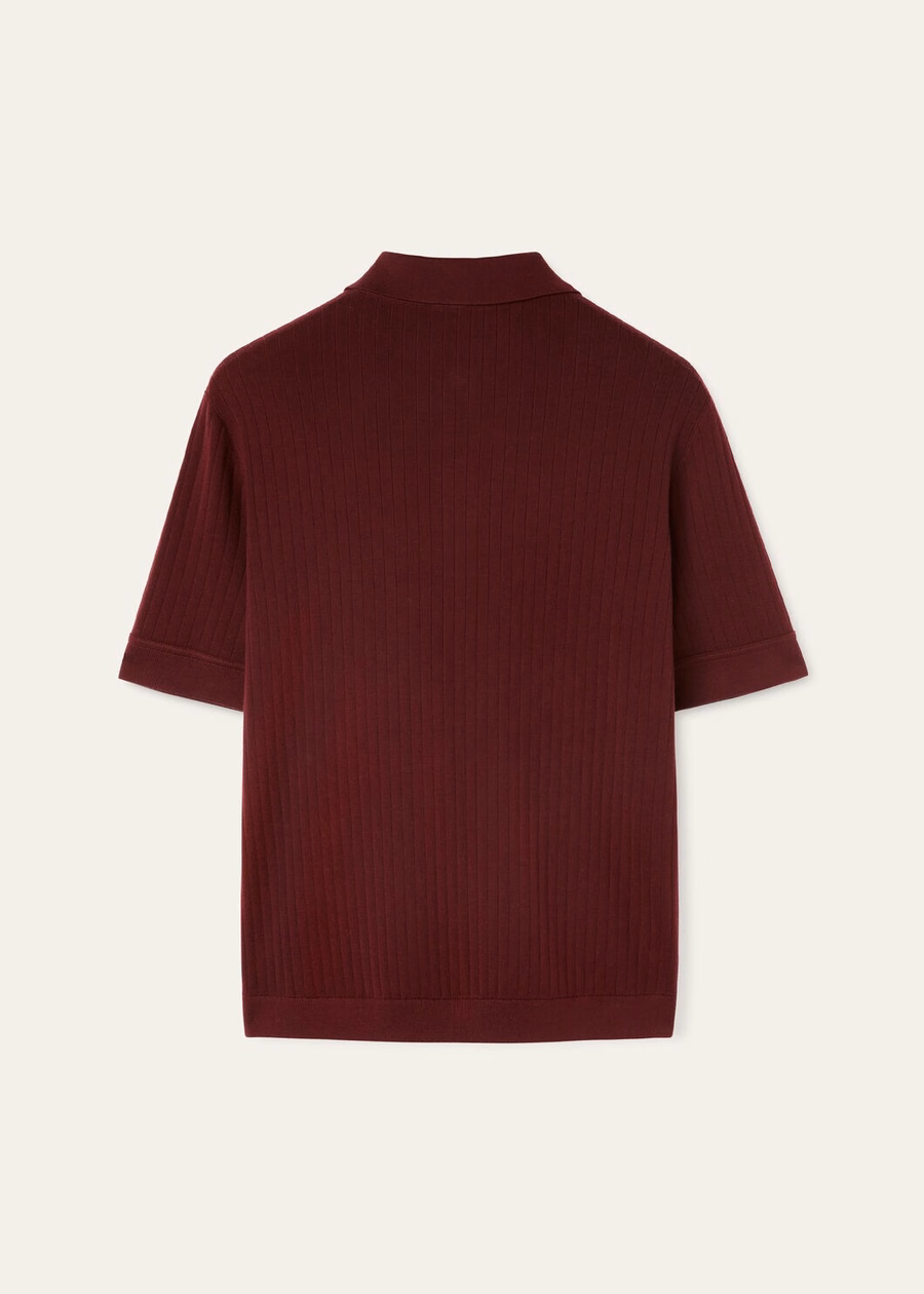 Camisa polo Saikai The Gift of Kings® con tinta roja
