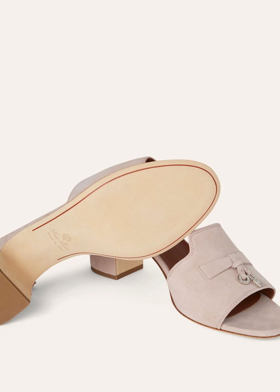 Sandalias Summer Charms de piel de cabra rosa estilo Nouveau
