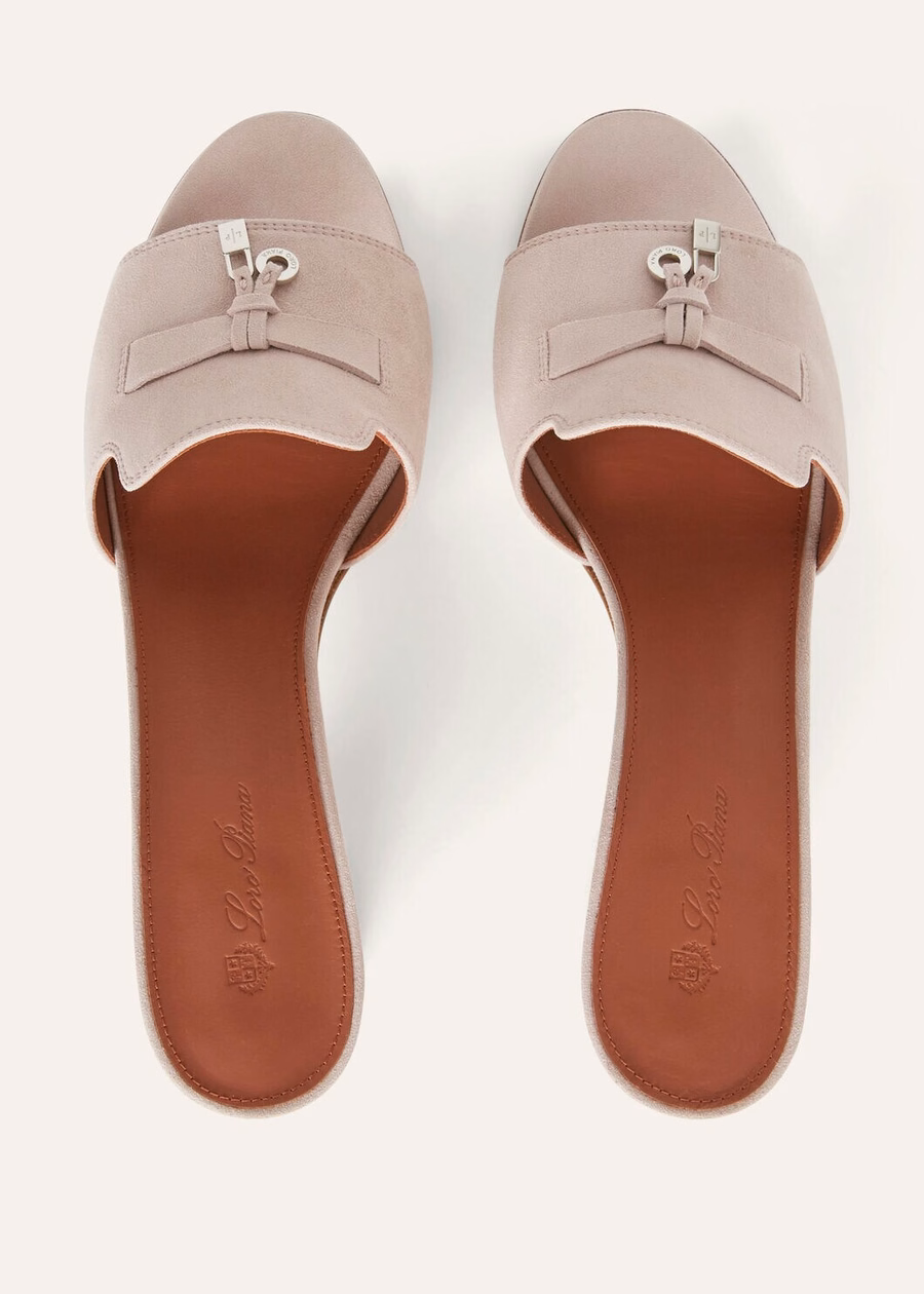 Sandalias Summer Charms de piel de cabra rosa estilo Nouveau