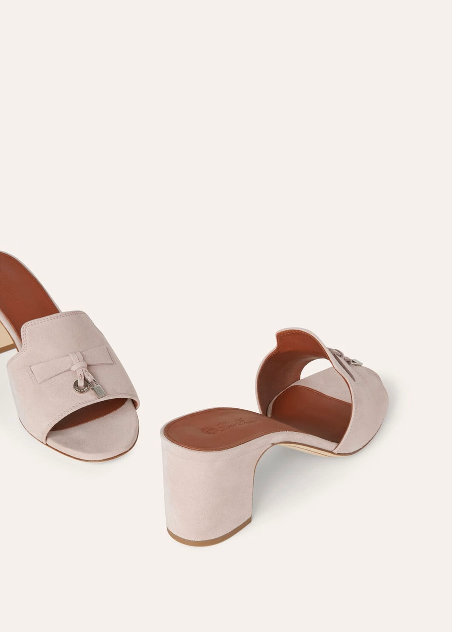 Sandalias Summer Charms de piel de cabra rosa estilo Nouveau