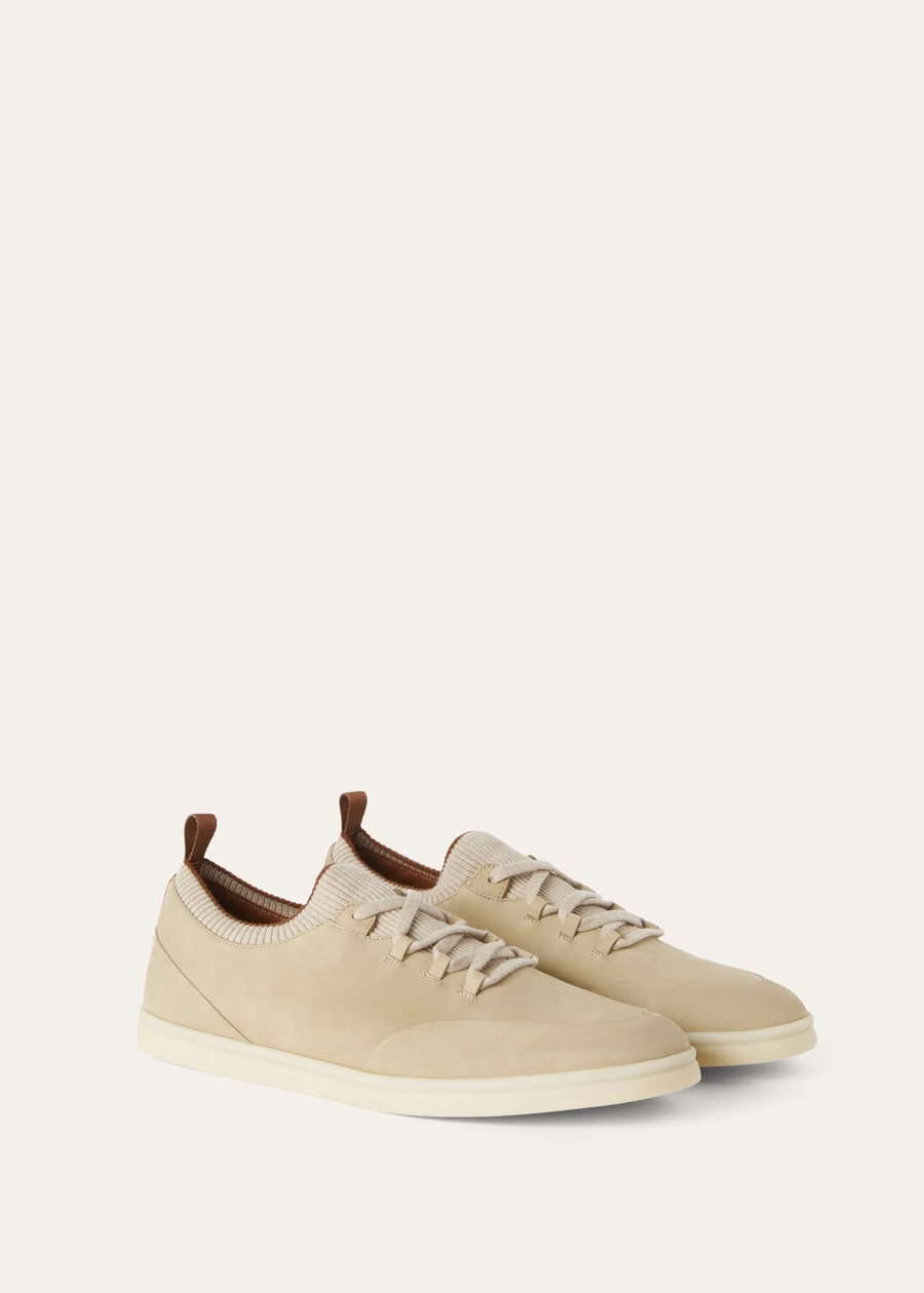 Zapatillas deportivas Soho Walk Desert Stone de piel de becerro