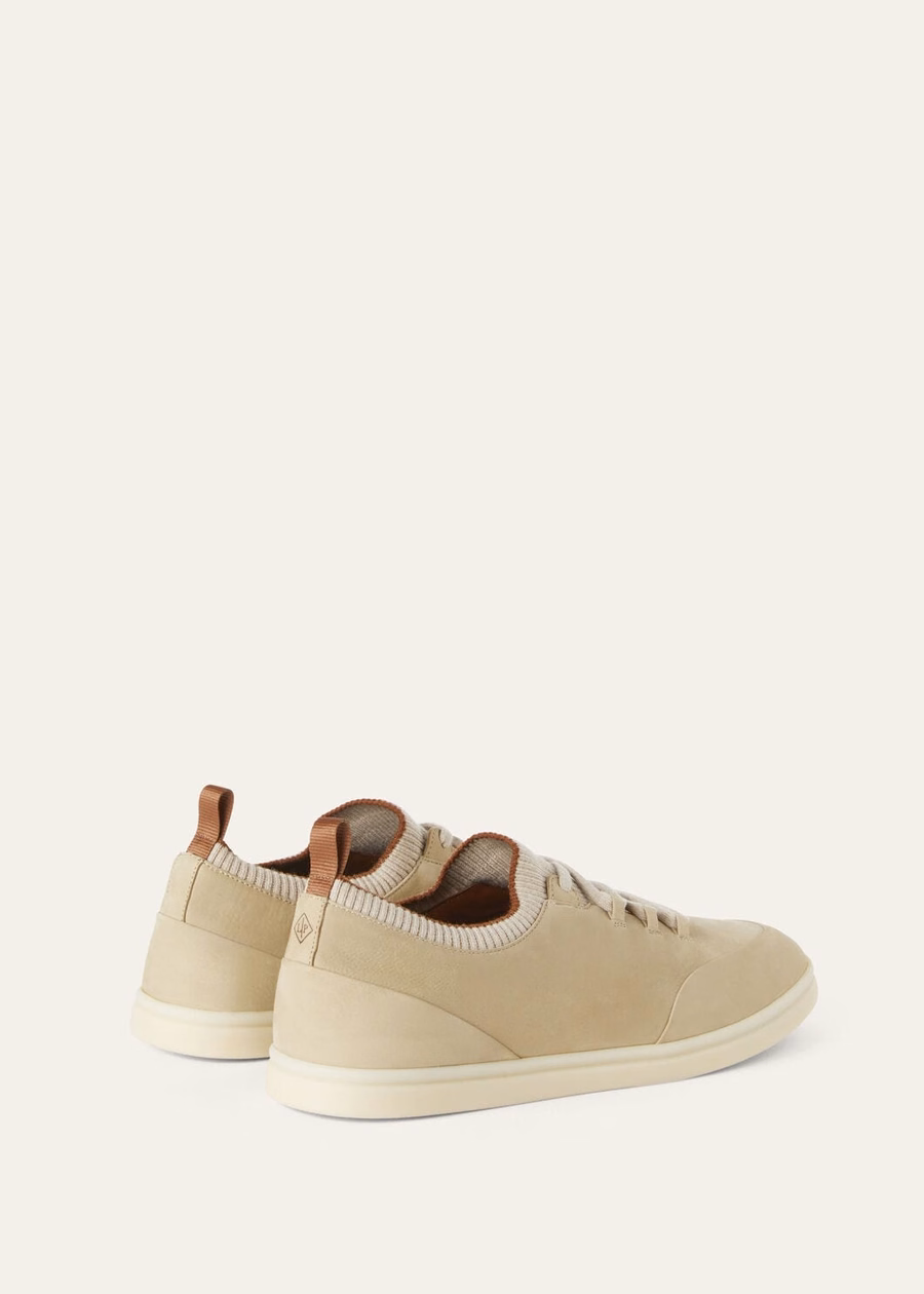 Zapatillas deportivas Soho Walk Desert Stone de piel de becerro