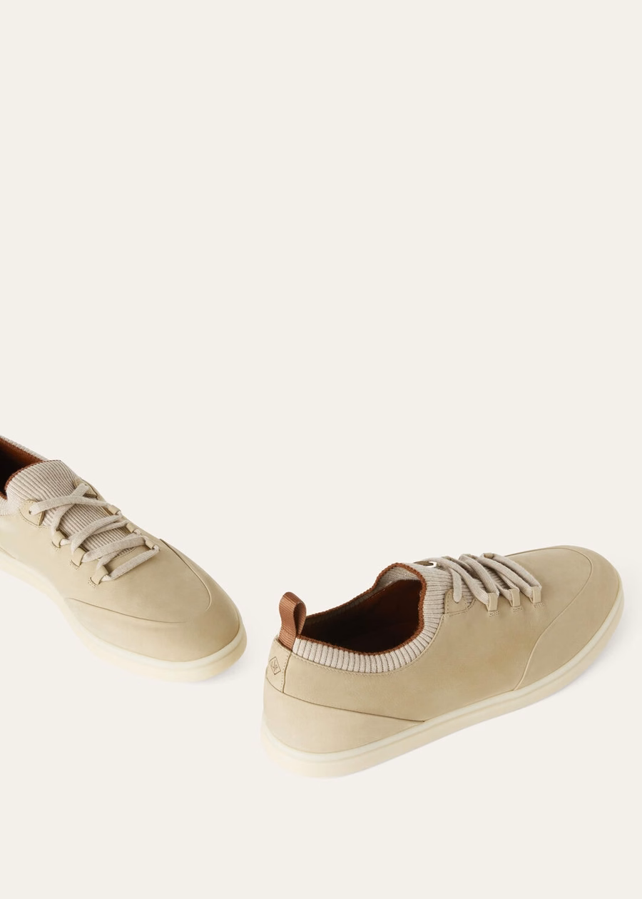 Zapatillas deportivas Soho Walk Desert Stone de piel de becerro