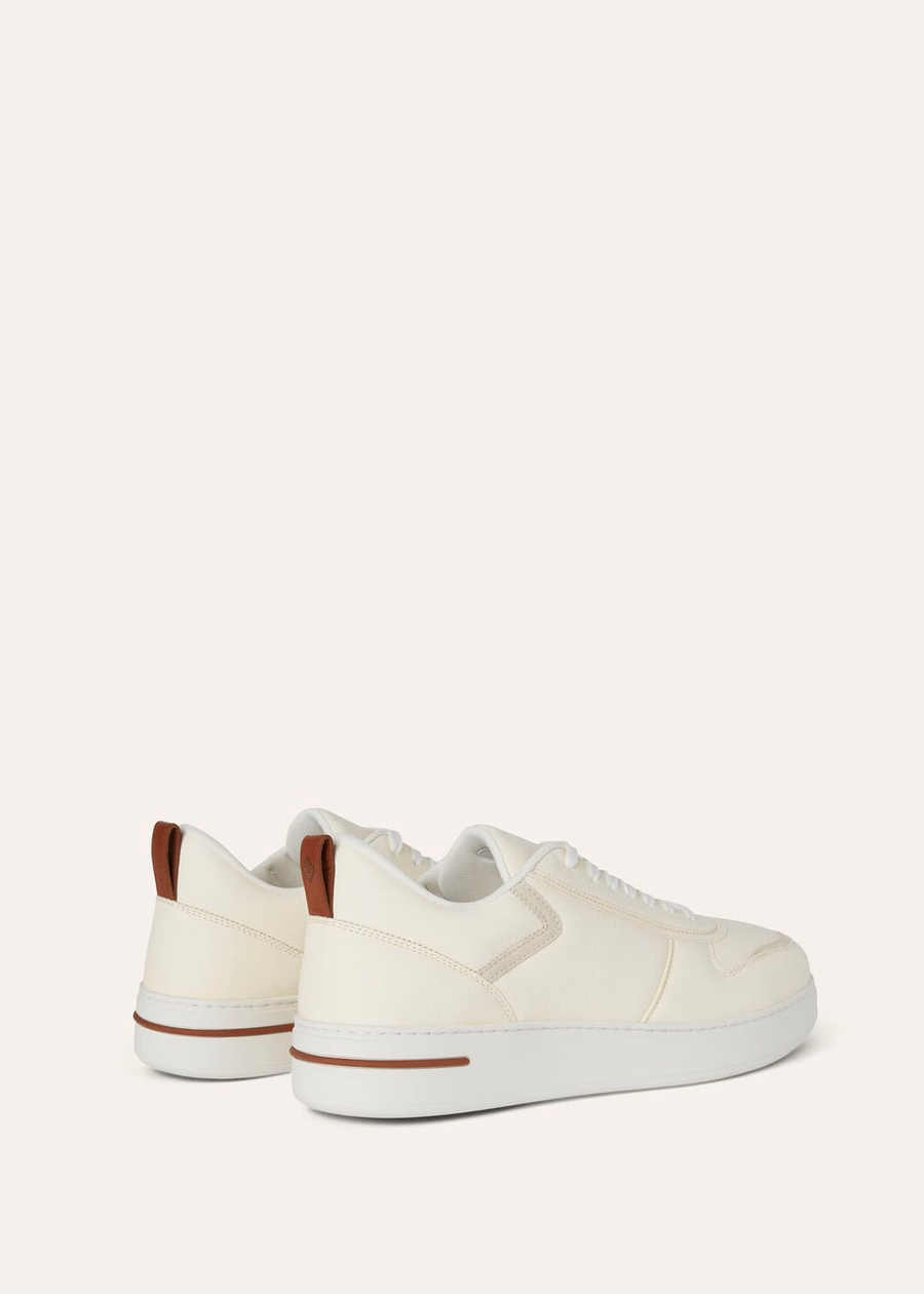 Zapatillas Newport 2.0 Walk en piel de becerro blanca.