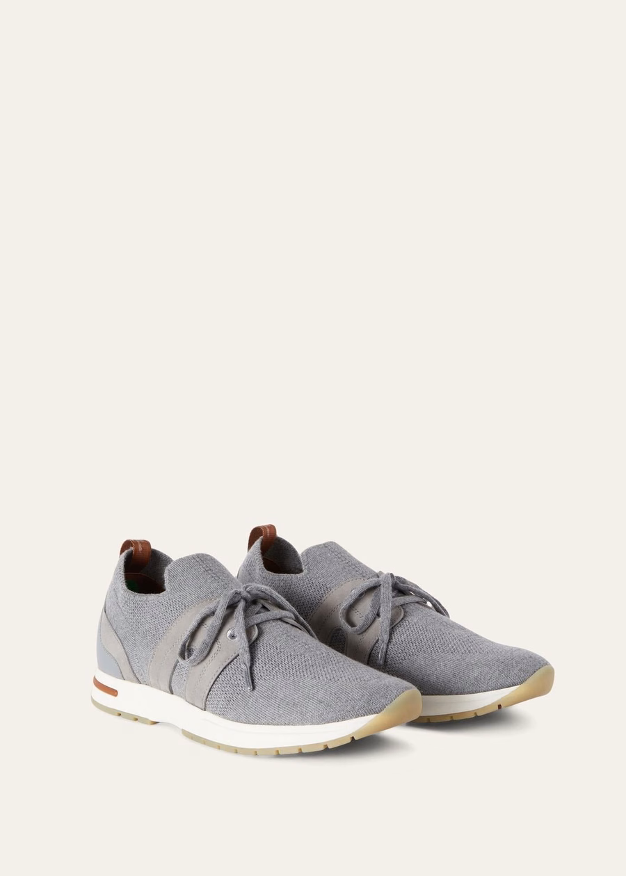 Zapatillas 360 LP Lady Flexy Walk Wish® de franela de lana gris