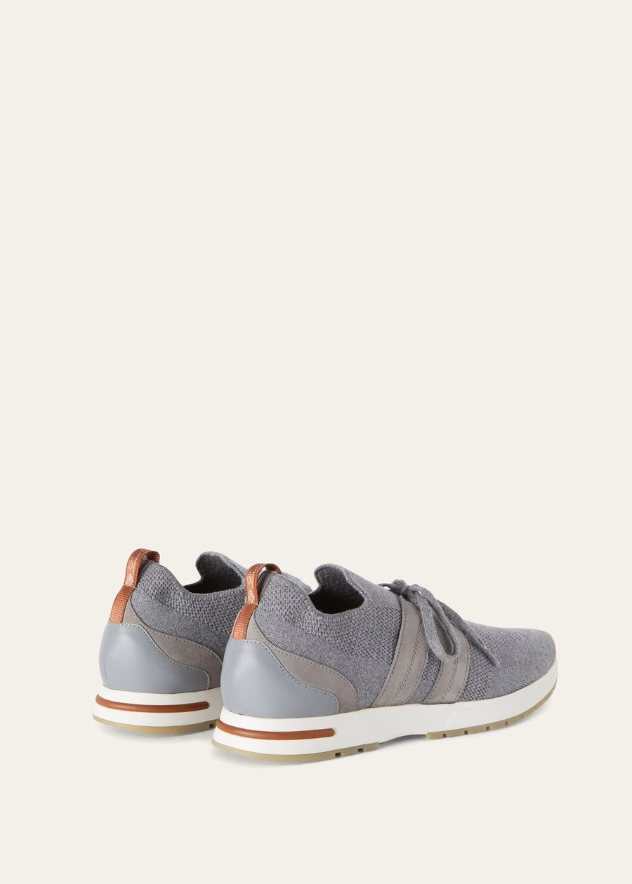 Zapatillas 360 LP Lady Flexy Walk Wish® de franela de lana gris
