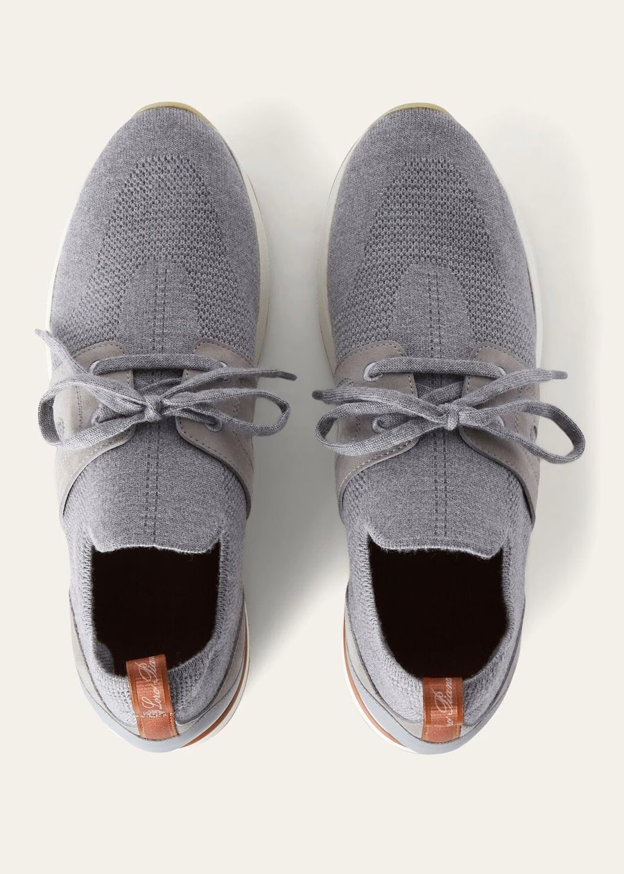 Zapatillas 360 LP Lady Flexy Walk Wish® de franela de lana gris