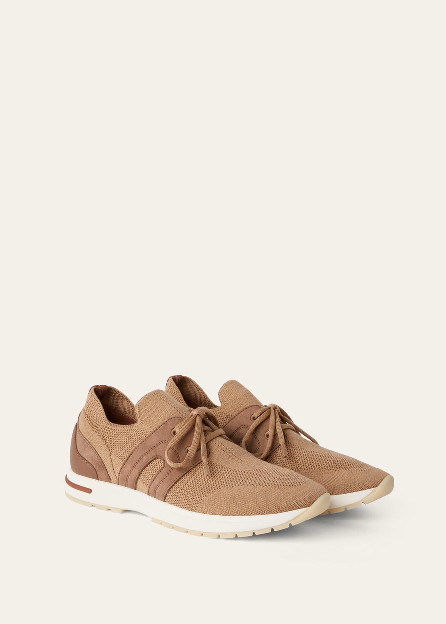 Zapatillas 360 LP Lady Flexy Walk Wish® de lana color camel empolvado