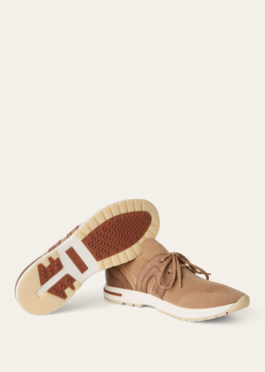 Zapatillas 360 LP Lady Flexy Walk Wish® de lana color camel empolvado