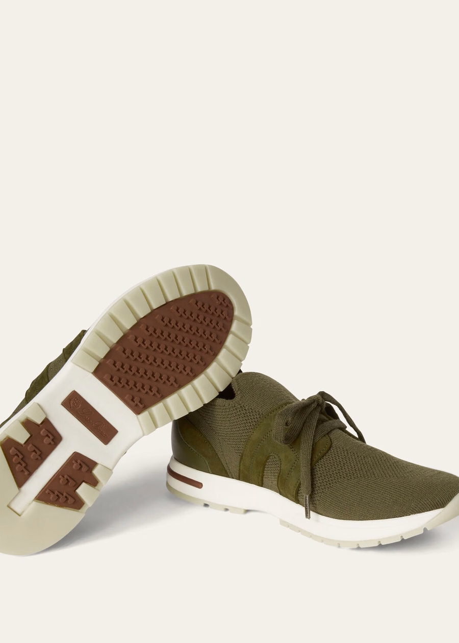 Zapatillas 360 LP Lady Flexy Walk Wish® de lana color verde tundra
