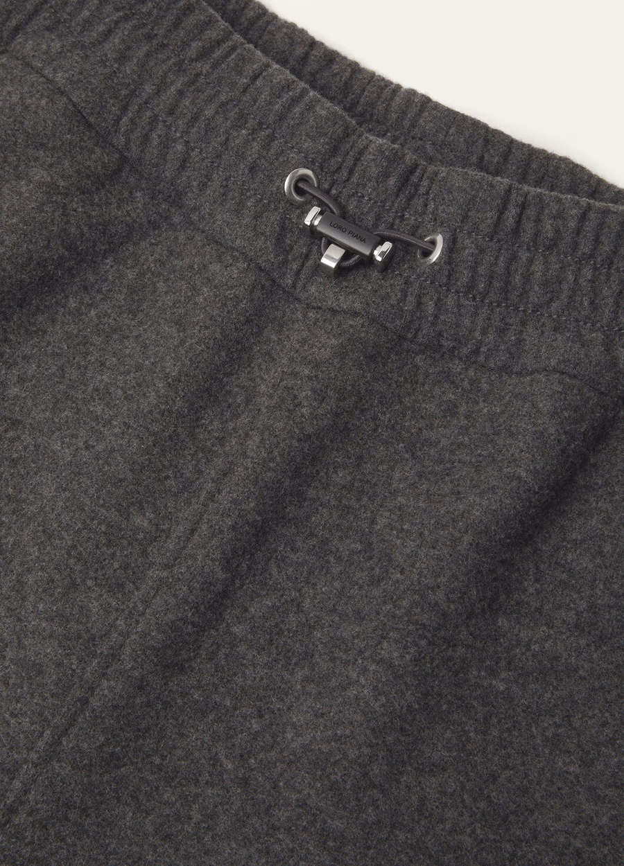 Pantalones Venenza de cachemir y lana virgen color gris ceniza