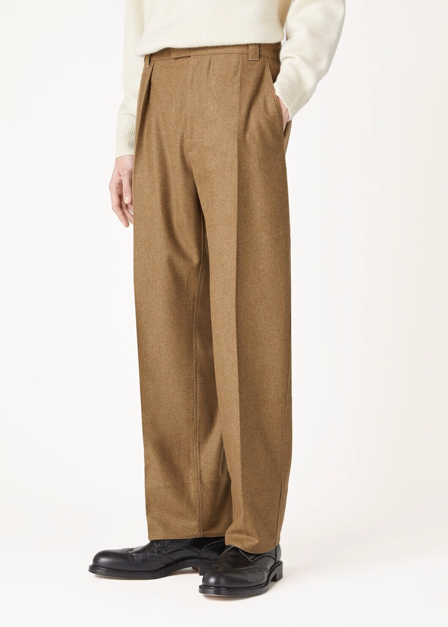 Pantalones de cachemir Reinga de lana virgen Scottish Tundra Melange