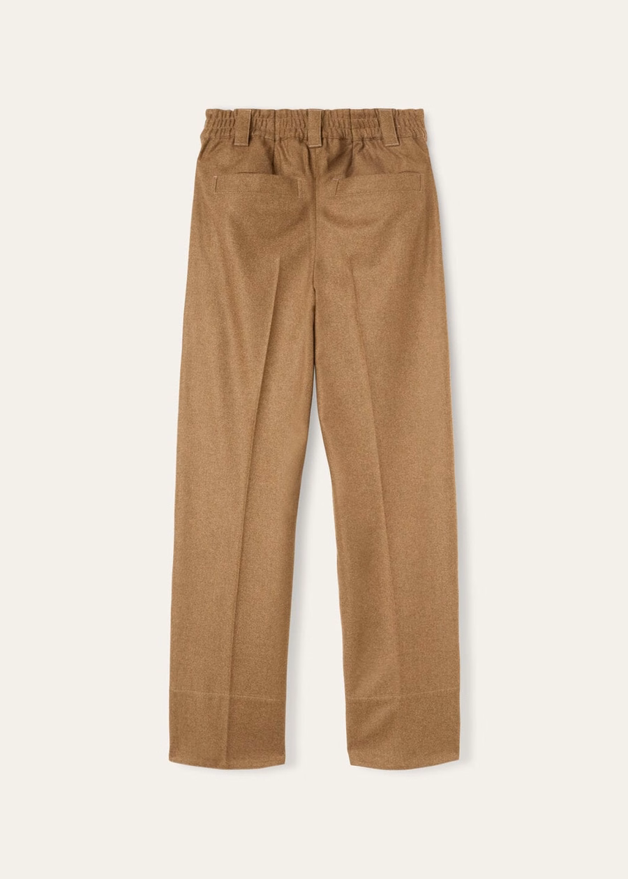Pantalones de cachemir Reinga de lana virgen Scottish Tundra Melange