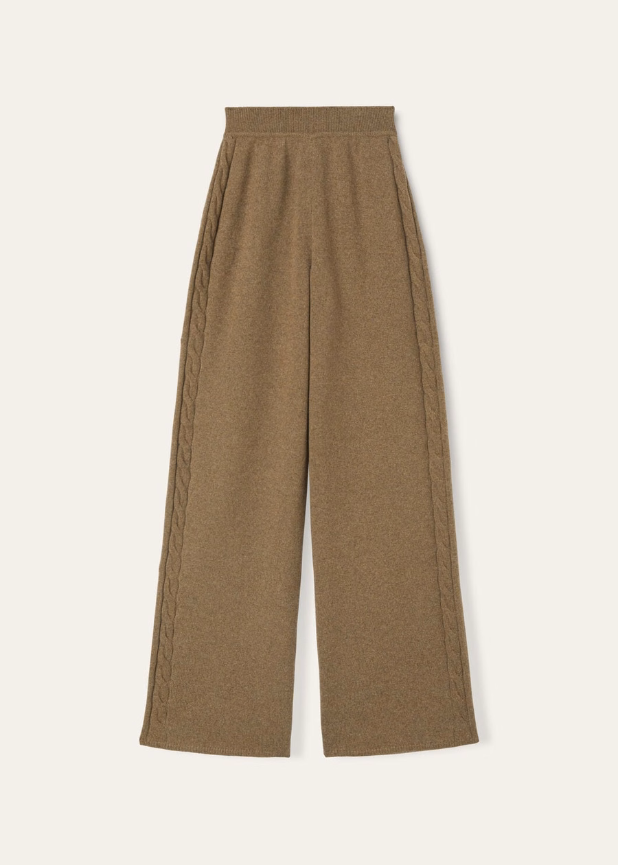 Pantalones Napier Baby Cashmere Coarsehair® Tundra Melange